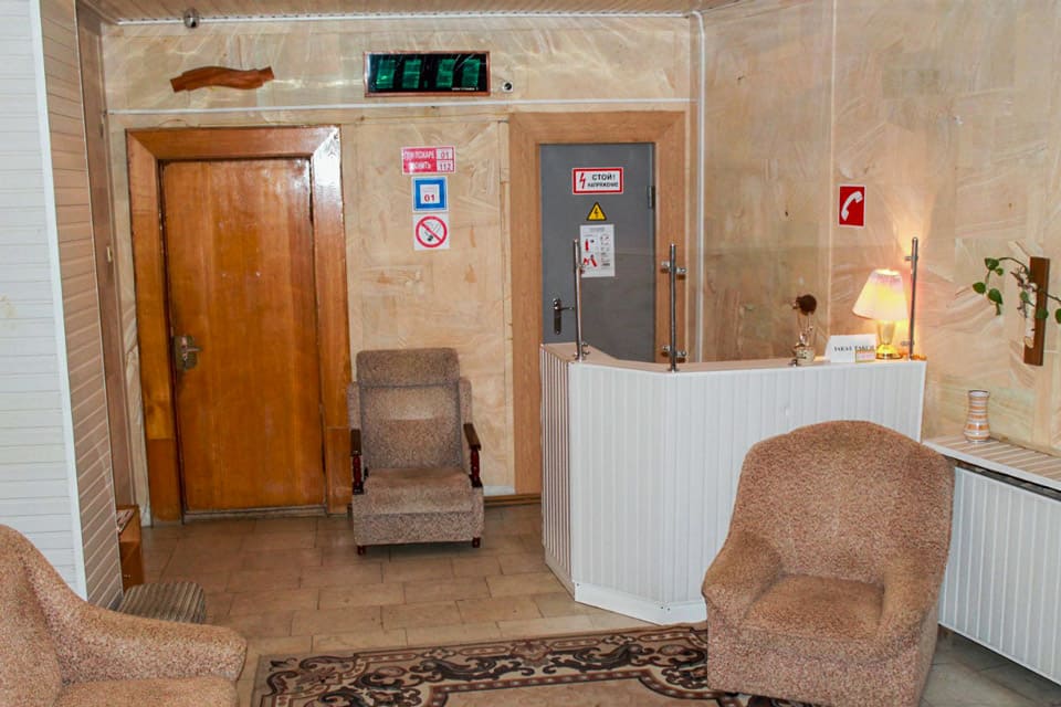Холл во втором корпусе санатория Здоровье в Железноводске